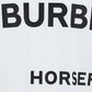 Horseferry Print Cotton Oversized T-shirt - White