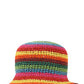 Straw Bucket Hat - Multi