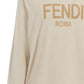Logo-Print Cotton-Blend Terry Sweatshirt - Sand