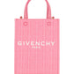 Mini G-Tote Shopping Bag in 4G Coated Canvas - Pink