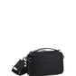 Lacquered Vlogo Signature Leather Crossbody Bag - Black