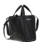 Everyday XS North-South Shoulder Tote Bag In Grained Calfskin - Black