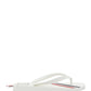 Rubber Stripe Flip Flop - White
