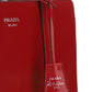 Prada Re-Edition 1995 Brushed Leather Medium Handbag - Scarlet Red