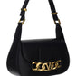 Vlogo Chain Shoulder Bag in Calfskin - Black