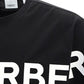 Horseferry Print Cotton Oversized T-shirt - Black