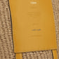 Large Basket in Fair Trade Paper & Shiny Calfskin - Natural / Yellow