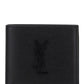 Monogram East/West Wallet With Coin Purse In Grain de Poudre Embossed Leather - Black