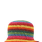 Straw Bucket Hat - Multi