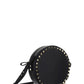 Rockstud Round Shoulder Bag - Black