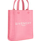 Mini G-Tote Shopping Bag in 4G Coated Canvas - Pink