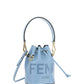 Mon Tresor Leather Mini Bag - Blue