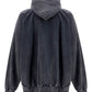 College 1917 Hoodie Oversized - Black