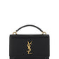 Sunset Chain Bag In Smooth Leather - Black