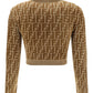 Cashmere Cropped Sweater - Camel