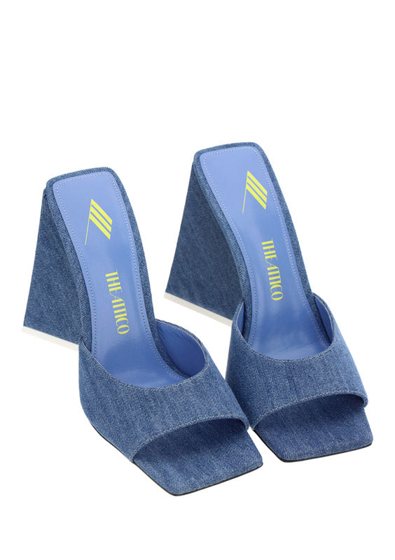 Devon Mule Shoes - Blue