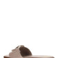 VLOGO Leather Slides - Poudre