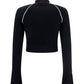 Tech Fabric Sweater - Black
