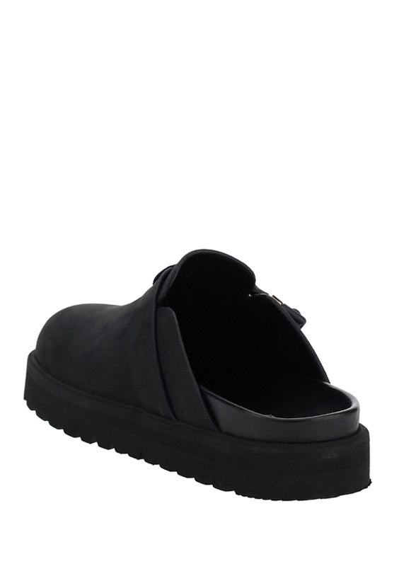 Mon Mule Slide Shoes - Black