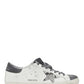 Super-Star Sneakers In Leather and Suede - White / Grey
