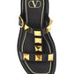 Roman Stud Flatform Sandals - Black