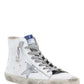 Francy Sneakers In Leather - White / Silver.
