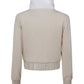 Padded Sweatshirt - Cream.
