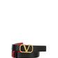 Reversible Vlogo Signature Belt In Shiny Calfskin 20MM - Black / Red