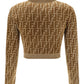 Cashmere Cropped Sweater - Camel