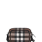 Bio-Based Check Crossbody Bag - Dark Birch Brown