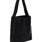 Hammered Leather Shopping Bag - Black