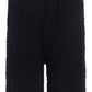 Logo Cotton Trousers - Black