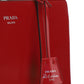 Prada Re-Edition 1995 Brushed Leather Medium Handbag - Scarlet Red