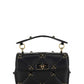 Medium Roman Stud The Shoulder Bag In Nappa With Chain And Enameled Studs - Black