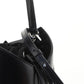 Mini Cut Out bucket bag in Box leather - Black