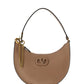 Mini Vlogo Signature Grainy Calfskin Hobo Bag - Brown