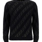 FF Motif Logo Knit Sweater - Black