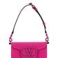 Mini Locò Crossbody Calfskin Bag - Pink PP