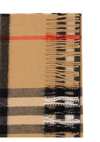 The Classic Check Cashmere Scarf - Archive Beige