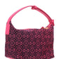 Small Cubi bag in Anagram Jacquard and Calfskin - Pink