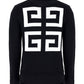 4G Sweater In Cotton - Black