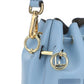 Mon Tresor Leather Mini Bag - Blue