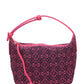 Small Cubi bag in Anagram Jacquard and Calfskin - Pink