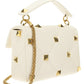 Large Roman Stud The Shoulder Bag - Ivory