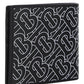 Monogram Print International Bifold Wallet - Black / White