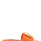 Polished calfskin sliders with DG logo - Orange.