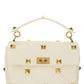 Large Roman Stud The Shoulder Bag - Ivory