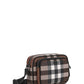 Bio-Based Check Crossbody Bag - Dark Birch Brown