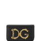 DG Girls Clutch In Calfskin - Black