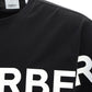 Horseferry Print Cotton Oversized T-shirt - Black